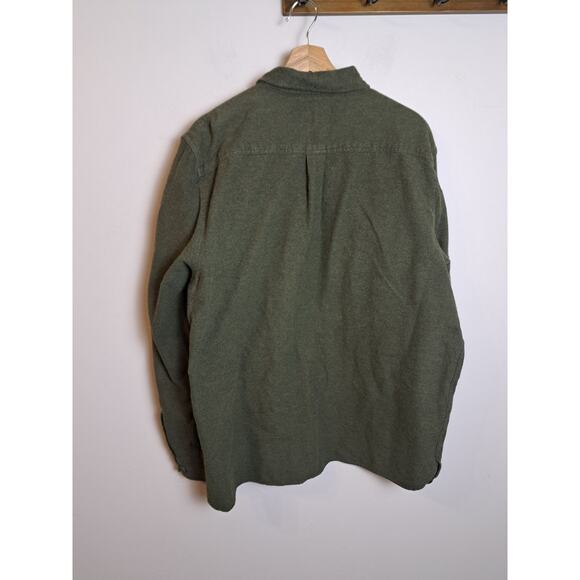 Boston Traders Long Sleeve Regular Fit Casual Button-Down Men Green XL - Picture 4 of 4